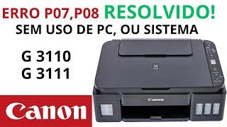 IMPRESSORA CANON ERRO P07