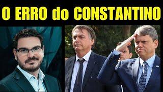 O Erro de Rodrigo Constantino e Seus Ataques a Bolsonaro e Tarcísio!