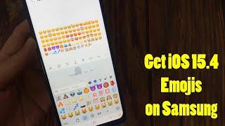 How To Get iOS 15.4 Emojis on Samsung | iOS Emojis On Android Samsung Galaxy A12