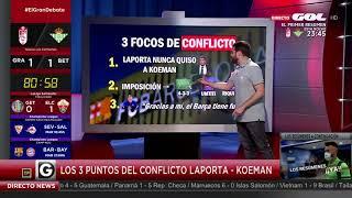 Los tres focos del conflicto Laporta-Koeman