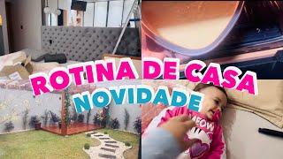 ROTINA DE DONA DE CASA + BEBÊ FEZ 1 ANINHO + ESPELHO NOVO NO QUARTO + MUITA NOVIDADE ️