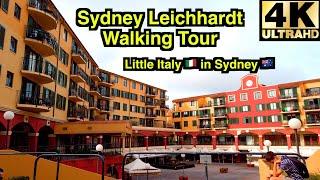 [4K] SYDNEY WALKING TOUR  | LITTLE ITALY  IN SYDNEY  | LEICHHARDT | SYDNEY AUSTRALIA