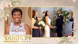 Tamron Hall Officiates A Virtual Wedding