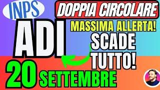 ASSEGNO DI INCLUSIONE20 SETTEMBRE️SCADE TUTTO!PAGAMENTI SOSPESIDOPPIA CIRCOLARE