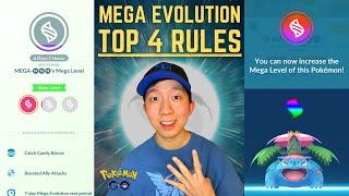 HOW MEGA EVOLUTION AND MEGA LEVELS WORK IN POKEMON GO 2022 *Top 4 Rules Explained*