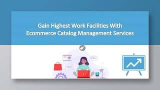 Gain Highest Work Facilities With ecommerce Catalog Management Services