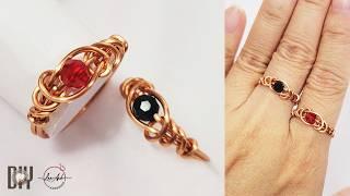 How to make beautiful ring for beginners | easy DIY jewelry 1066