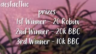 ROBUX & BLOXBURG GIVEAWAY! *CLOSED* || aestaethic