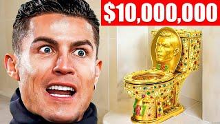$10 Vs $10,000,000 INSANE Things Ronaldo Spends His Money On