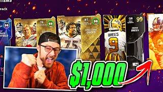 $1,000 PACK OPENING But I Have the Greatest Pack Luck You'll Ever See!! (No Seriously!)