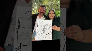 Caricatures at a Wedding in Florida, Eustis!