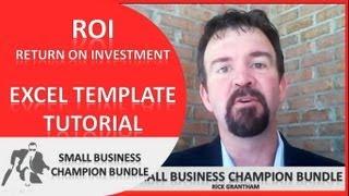 ROI Calculator Excel Template - Analysis chart - What is ROI