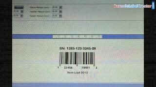 Simple create and print linear barcode using UPCA font