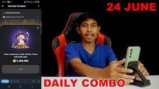 Hamster Kombat Daily Combo Card Today 5M Coins 24 June 2024