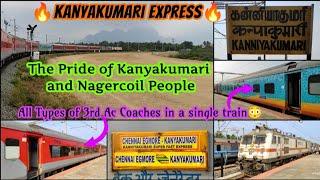 KANYAKUMARI SUPERFAST EXPRESS TRAVEL VLOG!!! Kanniyakumari to Chennai | Best Train | Naveen Kumar