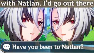 HIDDEN LOCATION!! NEW LORE About NATLAN Story Genshin Impact | Arlecchino x Knave