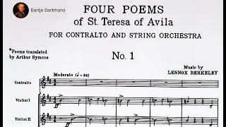 Lennox Berkeley - Four Poems of St. Teresa of Ávila, Op. 27 (1947)