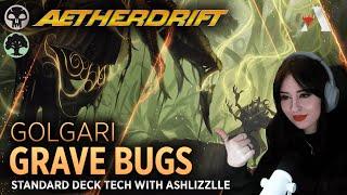 Aetherdrift Bo3 - Grave Bugs | Standard Deck Tech with Ashlizzlle | MTG Arena