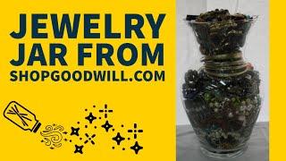 Jewelry Jar Upnboxing from Shopgoodwill.com |Trash or Treasure | Moonstone Mamas