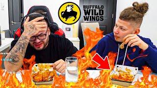 World's *SPICIEST WINGS* Challenge with Jayden! (NO WATER)