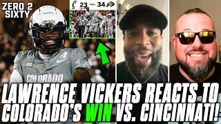 Lawrence Vickers Reacts To Colorado's WIN vs. Cincinnati!