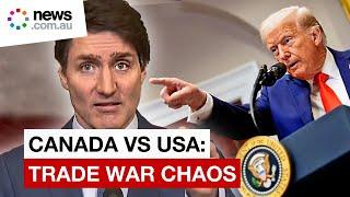 Trudeau slams 'dumb' Trump tariffs in Canada-US trade war