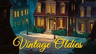 1950's calm night with oldies playing in another room (relax, unwind, sleep)