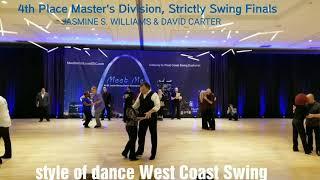 4th Place Master's Div. Strictly WC Swing JASMINE & DAVID