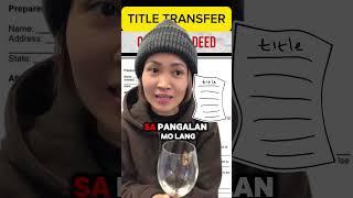 Goodbye, Ex! Paano tanggalin ang pangalan ng Ex mo sa title ng bahay?  #themortgagepinay