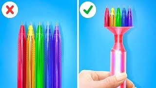 BEST PAINTING HACKS || Who Draws Better Wins $1 000 000! Funny Situations By 123GO! SCHOOL