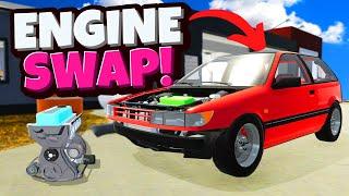 Engine Swapping to a POWERFUL Engine in the NEW CAR in the Mon Bazou Update!