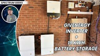 GivEnergy Hybrid Inverter and Battery Installed // Part 3 New Build Solar // 19kWh Battery Storage