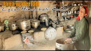 Jana Waterfall Local Food Tour | Himachali Food | Sagar Thakur Dhaba | Manali Vlog