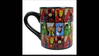Marvel Comics Characters Grid 14 oz. Ceramic Mug