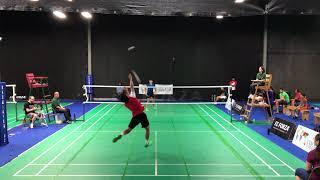 2017 Badminton NC Open | MS Final | Victor Lai vs Neo Vasudeva