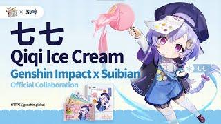 【Official Ad ENG Sub】Qiqi Ice Cream: a Genshin Impact x Mengniu Suibian Collab  原神 x 蒙牛随变冰淇淋