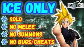 Can You Beat Final Fantasy VII with only ICE Damage?! ️ SOLO || NO SUMMONS