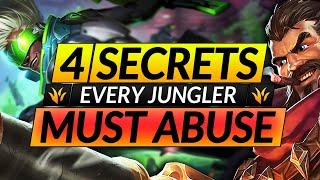 4 Things RANK 1 JUNGLERS DO that YOU DON'T - INSANE Tips and Tricks - League of Legends Guide