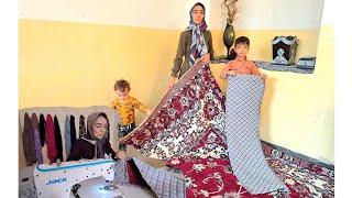 A strong woman: Fatima's responsibilities in the sewing workshop and home renovation