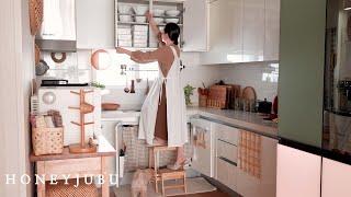 살림 초보를 위한 주방 싱크대 정리정돈 꿀팁 / 좁은 공간도 알뜰하게 정리하기 / Kitchen Organization Routine