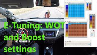 E-tuning Remote tuning 6266 stock block part 3: Over boost , Wastegate test, WOT, Virtual dyno