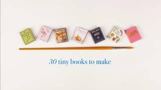 My Miniature Library: Make your own mini books!