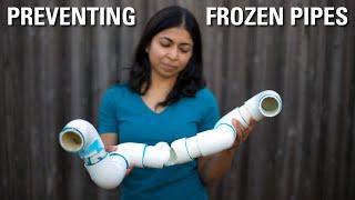 How to prevent frozen and burst pipes