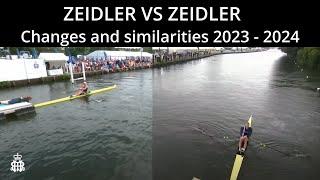 The world's fastest single sculler - 2023 to 2024 comparison of Zeidler @HenleyRoyalRegatta