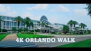 ORLANDO, FLORIDA - 4K Walk to Orange County Convention Center