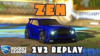 zen Ranked 2v2 POV #578 - zen & Denisinho VS maaivy & Mat - Rocket League Replays