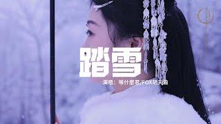 等什麼君/FOX胡天渝 - 踏雪『餐霜飲雪 鑄十年 磨一劍，且看我一騎當關 敢教萬夫莫開顏。』【動態歌詞MV】