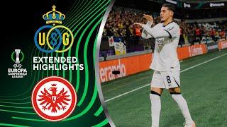 Union SG vs. Eintracht Frankfurt: Extended Highlights | UECL Play-offs 1st Leg | CBS Sports Golazo