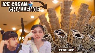 ICE CREAM CHALLENGE||Rohay Fatima Vlogs