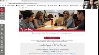Introduction to the Learning Resource Center Tutoring Program